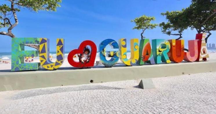 Aconchego Apartment Guaruja Bagian luar foto